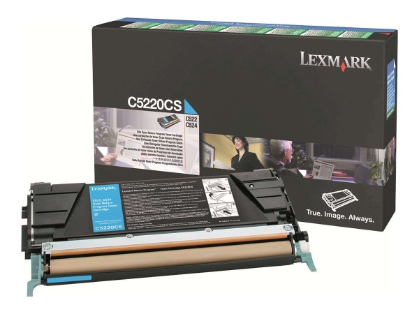 LEXMARK Cyan Tonerpatrone LRP 00C5220CS