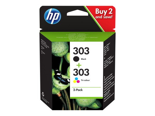 HP 303 INK CARTRIDGE 3YM92AE#301