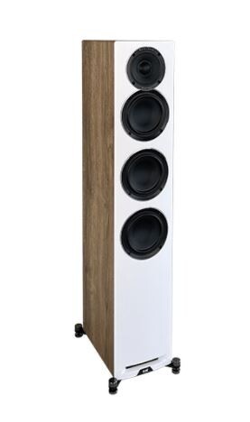 ELAC Uni-Fi Reference UFR5 Standlautsprecher, weiss/holz 31978