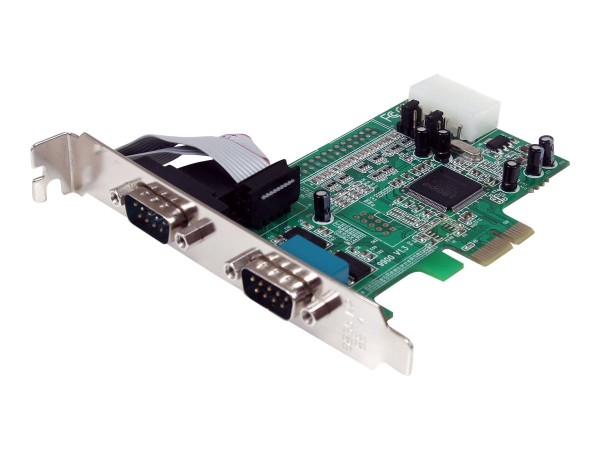 STARTECH.COM 2 Port Seriell RS232 PCI Express Schnittstellenkarte mit 16550 PEX2S553