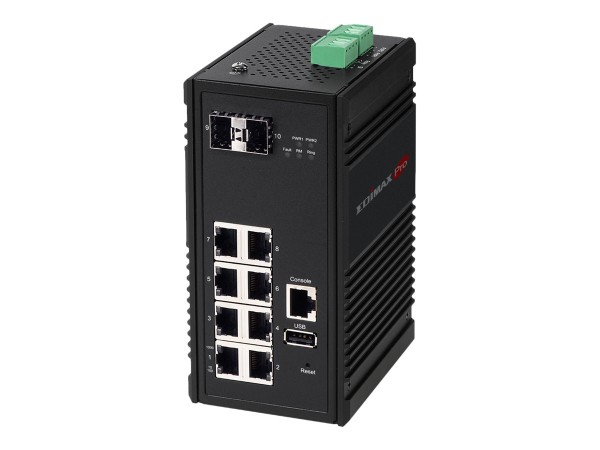 EDIMAX IGS-5208 8-Port Gigabit Web Managed. Industrial 8-Port Gigabit Web M IGS-5208