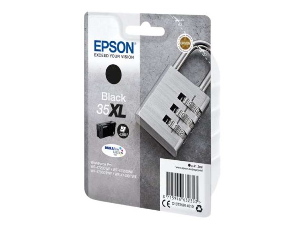 EPSON 35XL XL Schwarz Tintenpatrone C13T35914010
