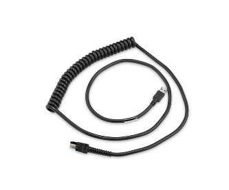 ZEBRA - USB-Kabel - USB (M) - 2.74 m - gewickelt CBA-UF6-C09ZAR