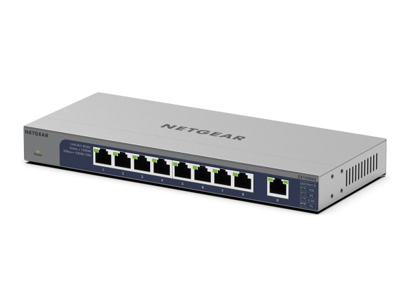 NETGEAR 8PT GIG UM +1P 10G/MULTI-GIG Uplink Switch GS108MX GS108MX-100EUS
