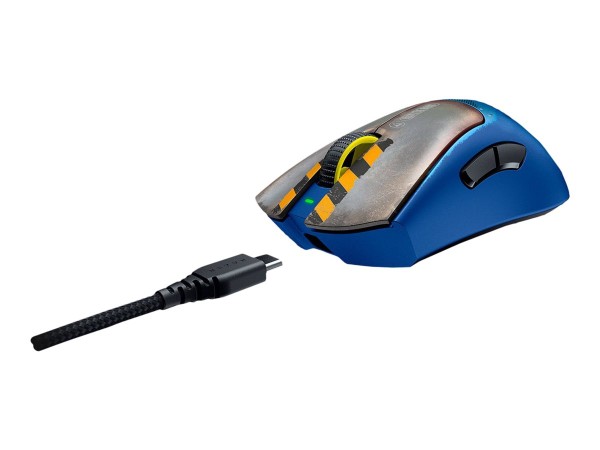 RAZER DeathAdder V3 Pro Optical Wireless Wired Blue Yellow RZ01-04630700-R3M1