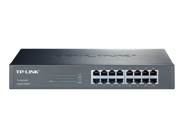 TP-LINK 16-Port Gigabit Switch Unmanaged 13" TL-SG1016D