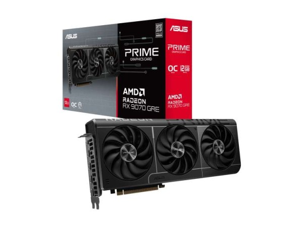 ASUS D6 RX 9070 GRE PRIME OC (grau) 12GB 90YV0PP0-M0NA00