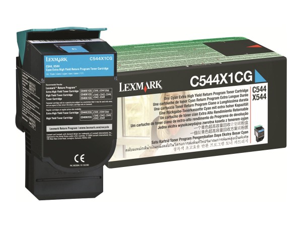 LEXMARK LEXMARK Besonders hohe Ergiebigkeit Cyan Tonerpatrone LCCP, LRP