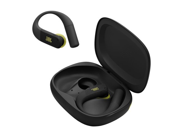 JBL Endurance Peak 4 In-Ear-TWS-Sport-Kopfhörer BT ANC, IP68, Schwarz/Limet JBLENDUPEAK4BLKL