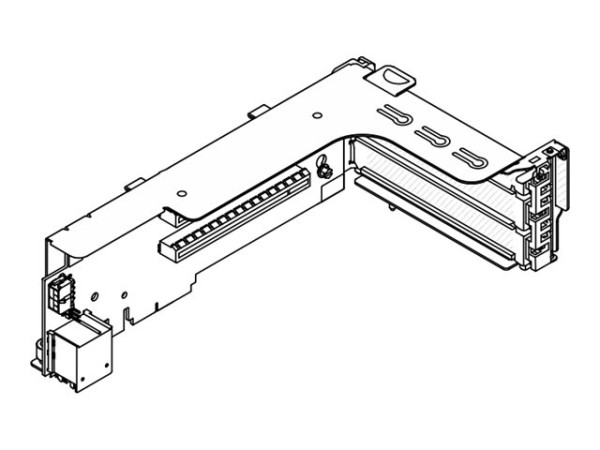 LENOVO ISG ThinkSystem SR650 V3 x16/x16/E PCIe Gen5 Riser 1/2 Option Kit v2 4XH7A91475