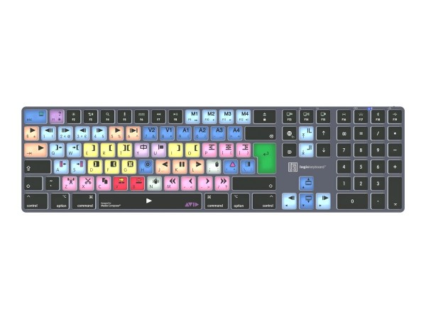 LOGIC-KEYBOARD LOGIC-KEYBOARD Avid Media Composer - Clas. Titan UK Mac (LKB-MCOM4-TM-UK)