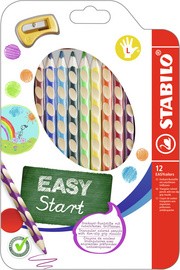 STABILO Dreikant-Buntstifte EASYcolors, 6er Etui