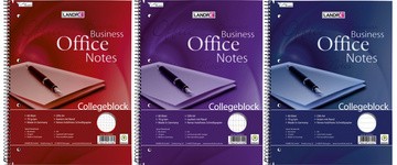 LANDRÉ Collegeblock "Business Office Notes", DIN A4, liniert