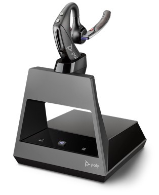 Poly Voyager 5200 Office - Kopfhörer - Boom - Ohrbügel - im Ohr - Büro/Callcenter - Schwarz - Monophon