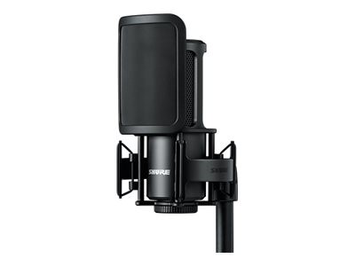 SHURE SHURE SM4-K, Studio-Mikrofon, Kardioide, Kabelgebunden, Schwarz, Metall