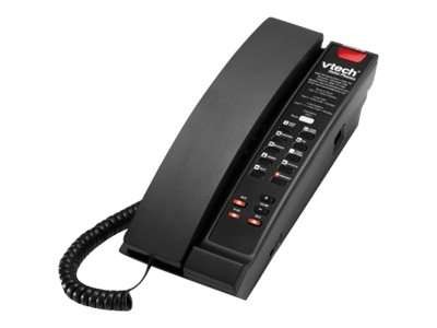 ALCATEL A2211, mattschwarz, 1 Leitung, 5 Kurzwahltasten 3JE40010AA