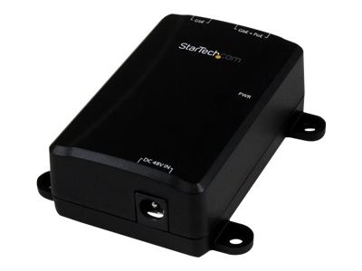 STARTECH.COM 1 Port Gigabit Midspan - PoE+ Injektor - 802.3at und 802.3af - POEINJ1GW