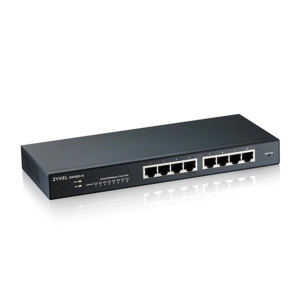 ZYXEL ZYXEL GS1900-8 V2 8 Port GbE L2 Smart Switch Desktop fanless V2