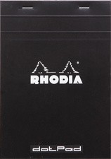 RHODIA Notizblock "dotPad", DIN A5, gepunktet, schwarz