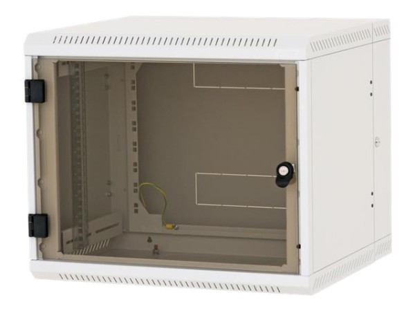 TRITON TRITON 19" Wandgehäuse Delta B, 2-teilig, 9 HE, 600 x 615 mm, hellgrau RAL 7035