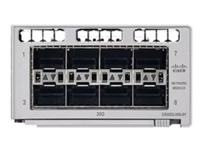 CISCO SYSTEMS C9300X 8-port 1/10/25G SFP+ C9300X-NM-8Y-M