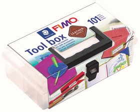 FIMO Werkzeug-Set "Tool box", 15-teilig inkl. Modelliermasse