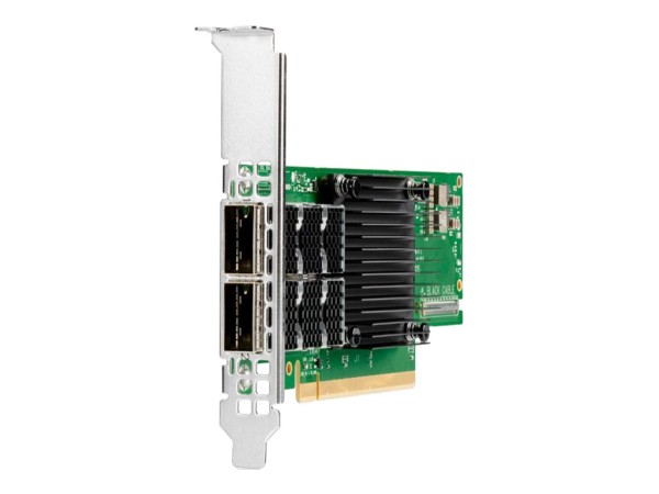 HP ENTERPRISE HP ENTERPRISE HPE InfiniBand HDR100/Ethernet 100Gb 2-port QSFP56 PCIe4 x16 MCX653106A-ECAT Adapter