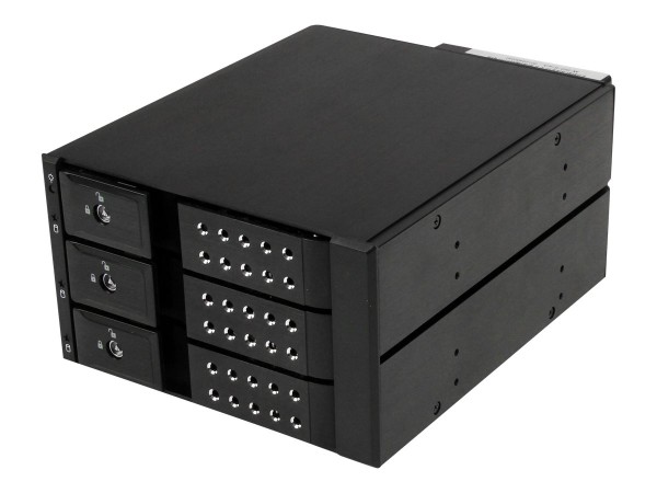 STARTECH.COM STARTECH.COM 3-fach 3,5 Zoll trägerloser SATA Festplatten Aluminium Wechselrahmen Backplane