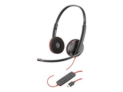 HP PLANTRONICS Headset Blackwire C3220 binaural USB-C