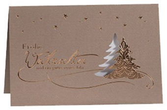 RÖMERTURM Weihnachtskarte "Eisblumen"