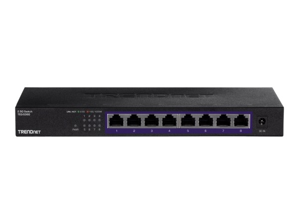 TRENDNET 8-PORT UNMANAGED 2.5G SWITCH TEG-S380