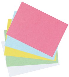 herlitz Karteikarten, DIN A5, liniert, rosa