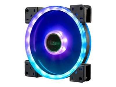 AKASA Vegas TL PC-Gehäuse-Lüfter Schwarz, RGB (B x H x T) 140 x 140 x 25 mm AK-FN102