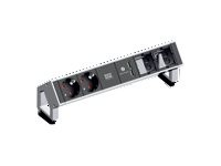 BACHMANN BACHMANN Steckdosenleiste Desk2 2xSchuKo-Dosen 1xU