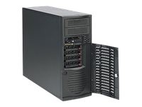 SUPERMICRO SUPERMICRO SuperChassis 733TQ-668B, Midi-Tower, Power Supply 668W 80+ Platinum, 4x 3.5" hot-swap, 2x