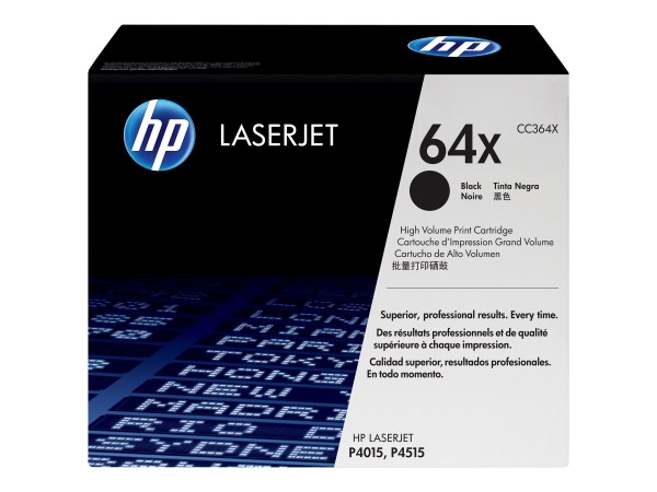 HP 64X Schwarz LaserJet Tonerpatrone (CC364X) CC364X