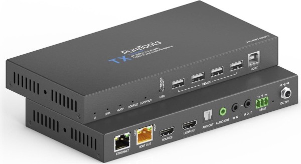 PURELINK PURELINK - PureTools - HDBaseT Extender Set mit USB 2.0 und Audio-Breakout, 4K