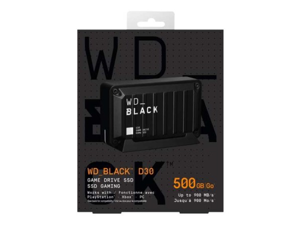 WESTERN DIGITAL Game Drive SSD 500GB WDBATL5000ABK-WESN