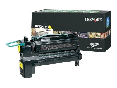 LEXMARK Besonders hohe Ergiebigkeit Gelb Tonerpatrone LRP 24B5834