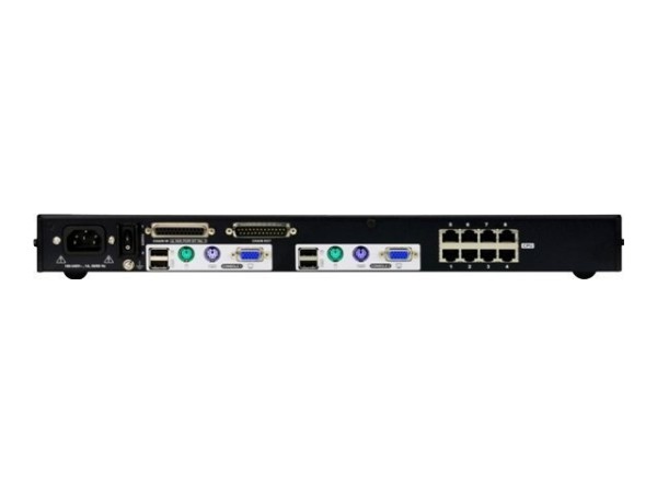 ATEN ATEN KH2508A KVM-Switch, VGA, PS/2-USB über Kat 5, 2 User, 8 Port