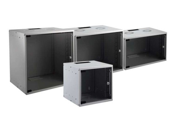 EFB ELEKTRONIK 19" 6HE Wandgeh. Basic, Tiefe 450mm, unmontiert, RAL 9010 WGB-1906WS.45