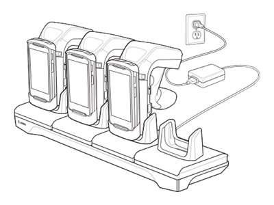 ZEBRA CRADLE RFD8500 4-SLOT CHARGING (CRD4S-RFD8500-1R) CRD4S-RFD8500-1R