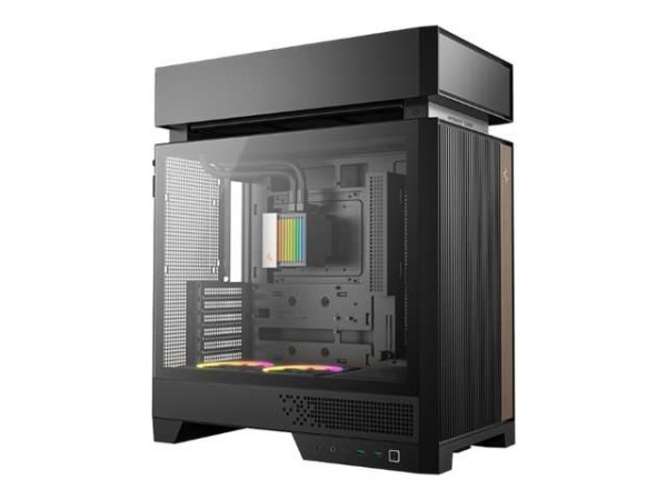 DEEPCOOL CL6600 Midi-Tower Gaming-Gehäuse Schwarz mit 360mm AIO Wasserkühlu R-CL6600-BKNNA0-G-1