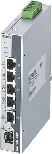 PHOENIX CONTACT PHOENIX CONTACT FL SWITCH 1001T-4POE-GT-SFP Industrial Ethernet Switch