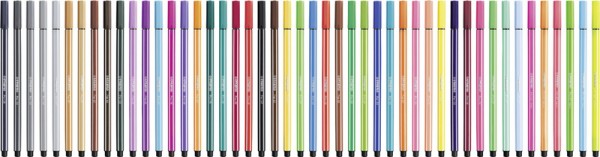 STABILO Fasermaler Pen 68, Strichstärke: 1,0 mm, neongelb