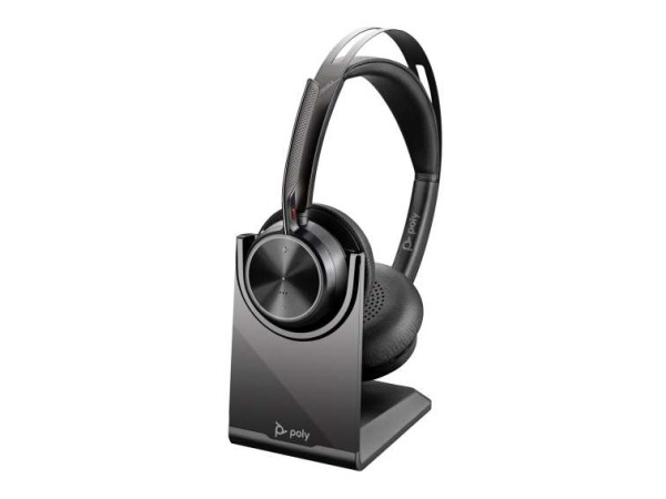 HP Poly Voyager Focus 2 UC Headset +USB-A to USB-C Cable +Charging Stand 7S4L6AA