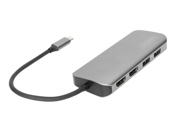 DIGITUS DA-70884 8-Port USB-C Universal Docking Station DA-70884