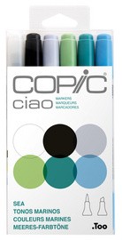 COPIC Marker ciao, 6er Set "Sea"