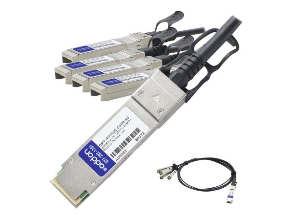 ADDON NETWORKS ADDON NETWORKS AddOn Cisco QSFP-4SFP10G-CU1M Comp TAA 4