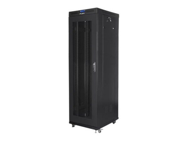 LANBERG LANBERG EINBAUSCHRANK 19" 42U 600X800 SCHWARZ LCD PERFORIERT
